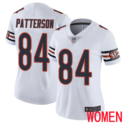 Chicago Bears Limited White Women Cordarrelle Patterson Road Jersey NFL Football 84 Vapor Untouchable